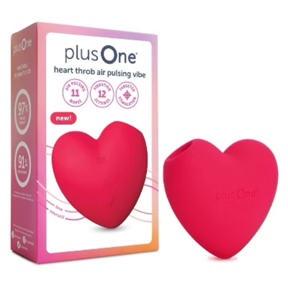 NWT Plus One  Heart Throb Air Pulsing Vibe